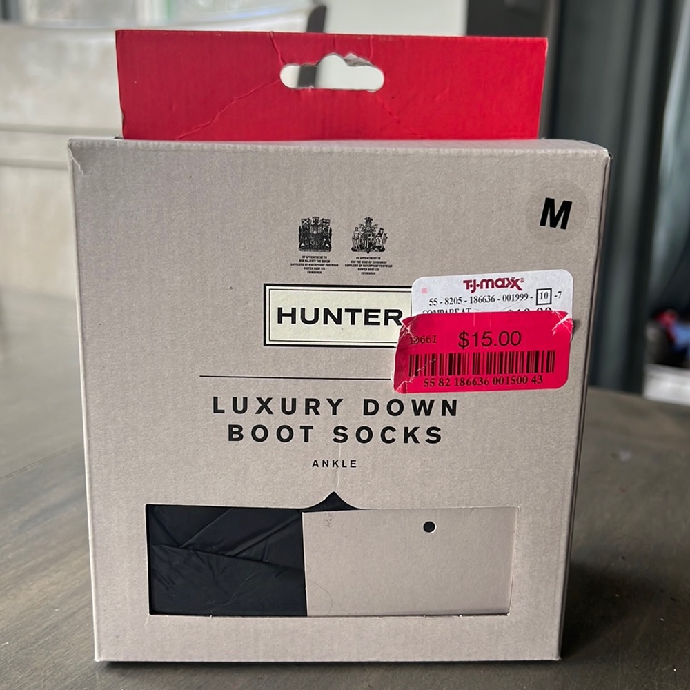 Hunter Luxury down boot sock